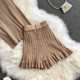 Znbbw Women's Knitting O-neck Off-shoulder Tank Tops Female Bodycon Knitted Buttons Camisole Sleeveless Tee shirts Women