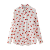Znbbw Spring Printed Slim Shirt 2328004 Printed Half Skirt 2496004