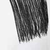 Znbbw New Tassel Embroidery Fashionable Gauze Cage Skirt 3183201