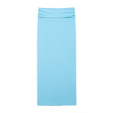 Znbbw New Pleated Neck Jumpsuit 4772004 Knot Flute Skirt 4764408