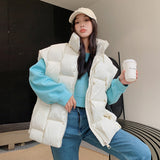 New Oversize Cotton Clothing Women Winter Korean Loose Small Vest Cotton-Padded Jacket Coat Bread Clothing