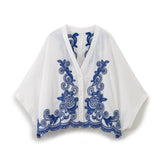 Znbbw New Embroidered Loose Version Shirt 5107240 Skirt 5107245