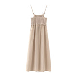 Znbbw Spring Style Honeycomb Detail Strap Flute Skirt 4387047