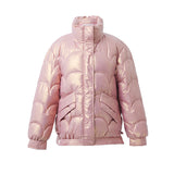 2024 New Korean Version Loose Cotton-Padded Jacket Small Cotton-Padded Jacket Coat