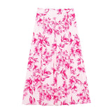 Znbbw Printed Shirt 7484065 Flower Printed Flute Skirt 7484067 Set