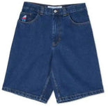 Znbbw Shorts, Y2K Pants, Harajuku, Hip-Hop, Lucky Seven, Vintage Blue Baggy Jeans