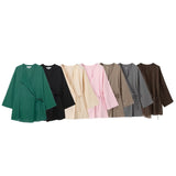 Znbbw Spring Kimono Cross Coat 6078572 Casual Pants 5057572
