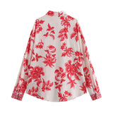 Znbbw Summer Flower Printed Shirt 5029154 Skirt 5029154