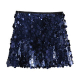 Znbbw 2024 New Sequins Decorative Fashion Miniskirt 3920139 808