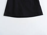 Znbbw New Spring Style Spliced Flat-Angle Trousers, Waist Belt And Skirt Pants 8372032