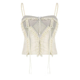 2025 Summer New Fashion Trend Ins Personality Sexy Spice Girl Split Blouse