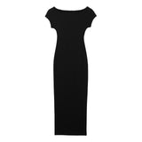 Znbbw New Fitting Solid Color Medium And Long Version Knitted Dress 2335175