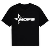 Znbbw Year's New Short-Sleeved Shirt For Men And Women's Trend Card Street Hip-Hop Punk Letter Printed T-Shirt Shorts