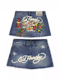 Znbbw New Hot Girl Denim Skirt With Buttocks In E-Commerce In Spring And Summer Shows That Y2k Is Thin And Defensive.
