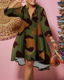 Znbbw Independent Station New Fashion Printed Dress Women's Spot