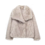 Znbbw New Artificial Fur Effect Short Fashion Coat 4360240