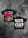 Znbbw Club Graphic T-Shirts In The United States The Former Cebgoth Super-Large T-Shirts For Women And Men Y2