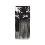 Znbbw New Tassel Embroidery Fashionable Gauze Cage Skirt 3183201