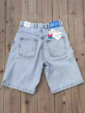 Znbbw Year's Popular Street Y2K Jeans, Sports Trousers, Hip-Hop Cartoon Embroidery, Retro Blue Loose.