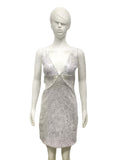 Znbbw Sequin Hollowed-Out Fashion Suspender Dress Summer Diamond Chain Spliced Skirt