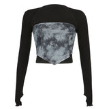 2025 New Summer Fashion Women's Wear Ultra-Short Solid Color Slim Long-Sleeved Sunscreen Jacket