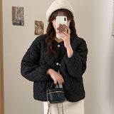 Fragrant Wind Add Thick Short Down Cotton Jacket Women Winter New Large Size Cotton-Padded Clothes Fat Mm Early Winter Cotton Jacket Hot Style