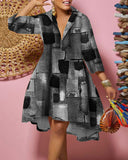 Znbbw Independent Station New Fashion Printed Dress Women's Spot