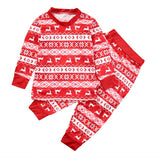 Znbbw Popular Style Christmas Parent-Child Suit Printed Household Pajamas Two-Piece Set Of LQ3066
