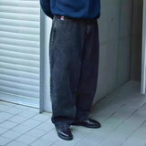 Znbbw Year's Popular Style Y2K Street Boy Jeans Hip-Hop Cartoon Embroidered Blue Jeans