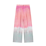 Znbbw New Tie-Dye Printed Shirt 8339211 Casual Pants 8200202