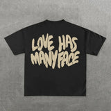 Znbbw New Gothic Funny Street Trend Hip-Hop Printed High Street Casual Men's And Women's Short-Sleeved Round-Necked T-Shirts