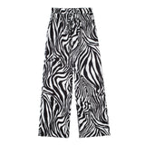 Znbbw New Pocket Pendent Loose Shirt Elastic Waist Pant Suit