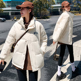 Winter New Down Cotton-Padded Jacket Korean Version Loose And Thick Short Students Wear Cotton-Padded Jacket Jacket