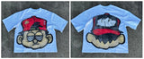 Znbbw Loose Y2k Top Happy Hip Hop Print Short-Sleeved Goth T-Shirt Lovers' Sweatshirt Men's Wear