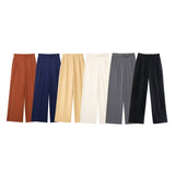 Znbbw New Pleated Wide-Leg Pants In Spring 9686 8372124