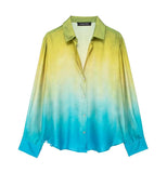 Znbbw New Tie-Dye Printed Shirt 8339211 Casual Pants 8200202
