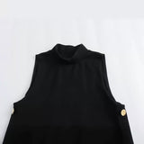 Znbbw Spring Pleated Sleeveless Vest Dress 2676186