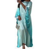 Znbbw Ethnic Tribal Long-Sleeved Printed Summer Skirt