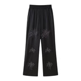 Znbbw Street Style Beaded Embroidered Shirt With Beaded Embroidered Pants In Spring 2024