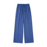 Znbbw New Pocket Pendent Loose Shirt Elastic Waist Pant Suit