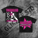 Znbbw Club Graphic T-Shirts In The United States The Former Cebgoth Super-Large T-Shirts For Women And Men Y2