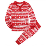Znbbw Popular Style Christmas Parent-Child Suit Printed Household Pajamas Two-Piece Set Of LQ3066