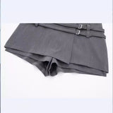 Znbbw New Spring Style Buckle Decoration Solid Color Fashion Dress Pants 25553140