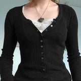Slim And Slim Internet Celebrity Fashion Brown Knitted Spliced Lace Blouse In The Fall Of 2024