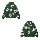 Znbbw Tide Brand Foam Print Loose Sweater Y2K Hip Hop Street Suit For Men And Women