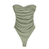 Znbbw Chest Jumpsuit 5039353 Laminated Decorative Stretch Skirt 5039356 Suit