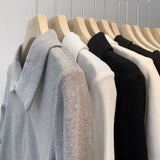 European Design Sense Niche Double Zipper Polo Collar Jacket Women's Early Autumn New Threaded Short Top Knitted Cardigan