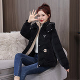 Cotton Padded Jacket Women's Padded Clothes 2024 Winter Hot Jacket With Cotton Padded Jacket Plus Plus Women's Clothing Fat Mm Short