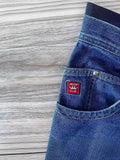 Znbbw Shorts, Y2K Pants, Harajuku, Hip-Hop, Lucky Seven, Vintage Blue Baggy Jeans