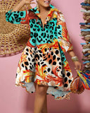 Znbbw Independent Station New Fashion Printed Dress Women's Spot